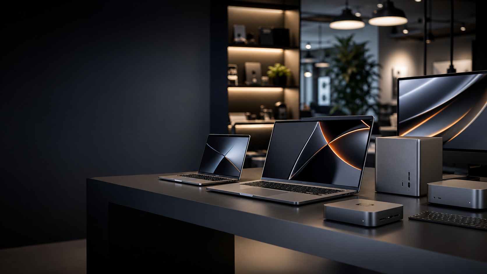 MacBooks e computadores Apple para empresas em setup corporativo